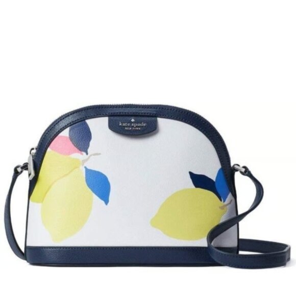 kate spade Handbags - NWOT - Kate Spade New York Sylvia Lemon Zest X-large Dome Crossbody bag